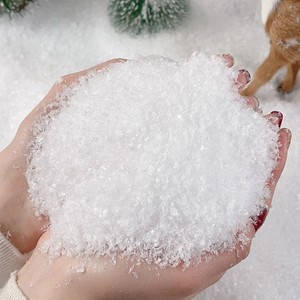 Artificial Snow Fluffy Plastic PE Material 0.3 cm Irregular Shape for Christmas <strong>Winter</strong> Holiday <strong>Decorations</strong> - Product Image 4