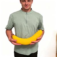 Zachte Reuze Fruit Squishies Bananen Stijl Knijp Speelgoed voor Stressverlichting Langzaam Stijgende TPR Squishies Fidget Speelgoed