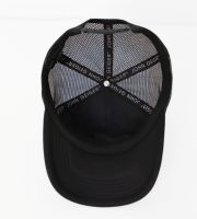 Gorra Trucker Vintage de los 70 con Bordado Floral, Gorra de Malla Negra con Espuma en la Parte Trasera, Gorras de Béisbol Personalizadas de Moda Urbana