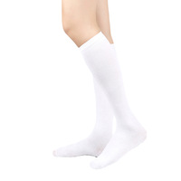 Chaussettes de compression sportives pour femmes, longueur mi-mollet, respirantes, absorbant la transpiration, avec revers, style preppy, amusantes et professionnelles