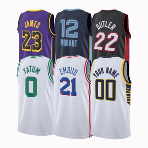 24/25 कढ़ाई और गर्मी हस्तांतरण स्टॉक सभी टीम बास्केटबॉल जर्सी की उच्च गुणवत्ता वाली कशीदाकारी सीवन पुरुषों की जर्सी जेम्स जर्सी जैम्स - Product Image 5