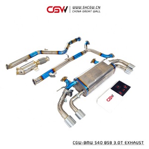 Chất lượng hàng đầu Titan xả catback với cử chỉ Van điều khiển Muffler cho BMW B58 valvetronic catback 540i G30 G38 3.0T 202 của tôi - Product Image 5