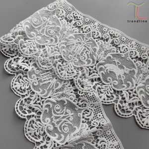 Lámpara litúrgica eclesiástica del Espíritu Santo de 12 cm, encaje marial IHS con ribete de encaje de bobina para iglesia, para mantel de altar - Product Image 5