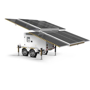 Générateur solaire mobile extérieur Energyfit 50 kW 50 kWh sur remorque avec batterie au lithium monocristalline et contrôleur MPPT S600-50 - Product Image 5