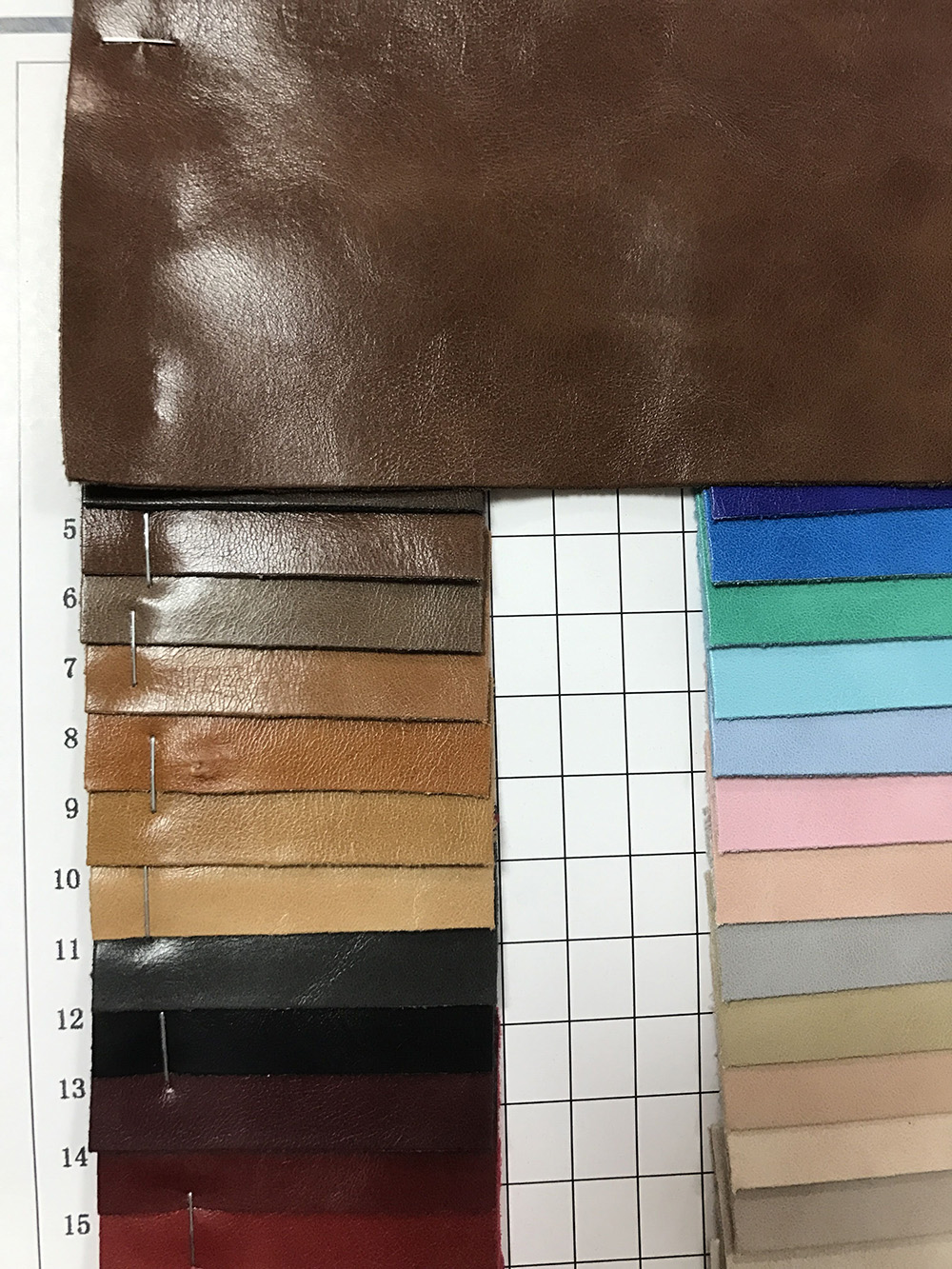 Customized-oil-waxy pu leather