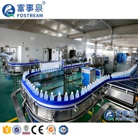 Machine de lavage, remplissage et scellage de bouteilles d'eau minérale en plastique PET à haute efficacité - Prix