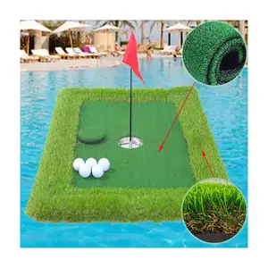 高密度迷你高尔夫草坪人造草坪合成绿色草高尔夫推杆绿垫草地毯