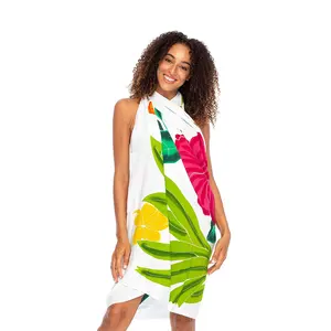 Yüksek kalite toptan fiyat kadınlar plaj için sarong pareo
