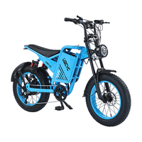 Bicicleta Eléctrica de Fábrica OEM, Fatbike con Batería de Litio, 500W, 7 Velocidades, 48V, Neumáticos Anchos, Bicicleta Eléctrica Híbrida para Ciudad, Montaña y Terreno Difícil