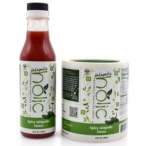 Etiquetas Adhesivas para Cocina, Impresión de Logotipo Personalizado, Etiquetas Impermeables y Resistentes al Aceite para Botellas, Rollo de Etiquetas Autoadhesivas - Product Image 5