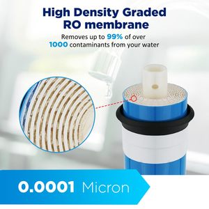 Membrane d'osmose inverse RO NSF WQA ISO9001 ULP <span class=keywords><strong>BW</strong></span> 1812 50G 75G pour système de filtration d'eau sous évier – Remplacement pour système d'eau pure - Product Image 3