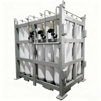 Bouteille de gaz naturel comprimé (GNC) d'occasion Zhuoyue, grand format, type 4, en acier allié haute résistance, pression maximale 20 MPa, durée de vie 20 ans