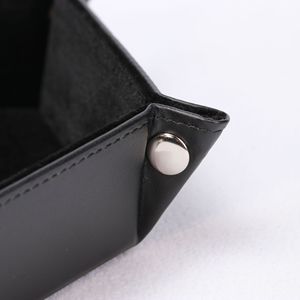 Vassoio <span class=keywords><strong>da</strong></span> tavolo in pelle personalizzato vassoio <span class=keywords><strong>da</strong></span> portata per monete chiavi <span class=keywords><strong>da</strong></span> comodino - Product Image 4
