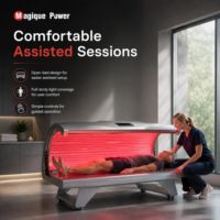 Magique Power Neuerscheinung 5 Wellenlängen 630nm 660nm 850nm 940nm Ganzkörper LCD-Touchscreen LED Rotlichttherapie-Bett