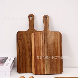 เขียงไม้กระถินณรงค์สีพื้น ถาดเสิร์ฟสำหรับครัวโรงแรม - Product Image 1