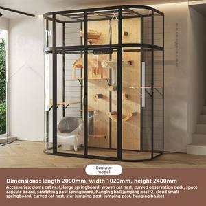 Casa para Gatos Cat Villa, Refugio Interior Acogedor y Seguro, Construcción Premium Duradera, Amplio Espacio, Material Suave al Tacto, Estilo <span class=keywords><strong>Centauro</strong></span> - Product Image 3