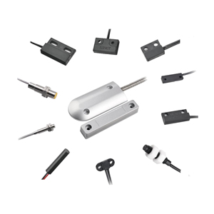 Sensor de proximidad magnético Reed Switch con salida de cable derecha, carcasa de ABS, cable UL1007 24AWG, 100VAC 0.5A para acceso a puertas de armarios y roperos - Product Image 3