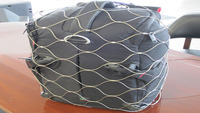Sac à dos de voyage extérieur renforcé anti-coupure et anti-vol, en maille de fil d'acier tressé, avec cordon de sécurité
