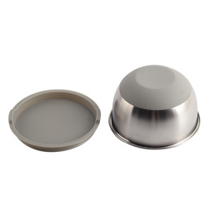 5 bols à mélanger de différentes tailles avec couvercles hermétiques et fonds en silicone antidérapants - Product Image 4