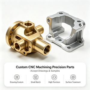 Corps de vanne et turbine usinés CNC OEM de haute précision, blocs de collecteur et supports à bride personnalisés pour machines d'automatisation - Product Image 1