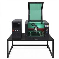 Machine de découpe laser à fibre de bureau haute précision 800W 400*400mm 500*500mm zone de découpe personnalisable