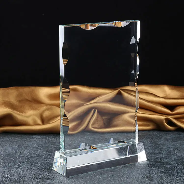 Individueller Wettbewerb Ehre Rechteckige Acryl-Award Trophy hochwertiger eingravierter Name eingravierte Acryl-Trophäe Souvenir Geschenk Trophie