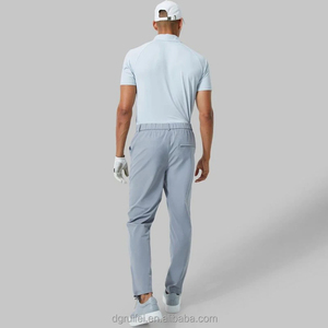 Pantalon chino droit en sergé de coton pour hommes Pantalons pour hommes avec broderie personnalisée - Product Image 2