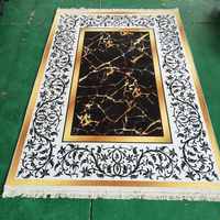 Tapis en marbre beige imprimé en 3D, décoration grecque, salon, tapis à motif grec, tapis grec moderne, tapis de sol