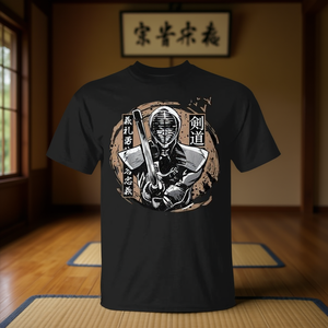 Camiseta de artes marciales japonesas de samurái Kendo Armor Bogu Shinai - Product Image 3