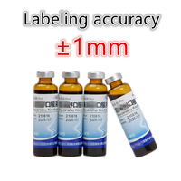 Machine d'étiquetage horizontale automatique pour ampoules de 3 ml, tubes en plastique ou en verre, applicateur d'étiquettes pour flacons