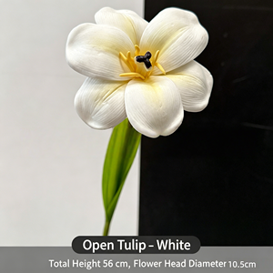 Tulipes artificielles de haute qualité au toucher réel, fleurs en soie pour la décoration de mariage, de la maison et des centres de table, fourniture d'usine - Product Image 3