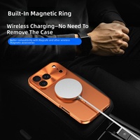 Pour iPhone 18 Pro Max/17/16/15/14/13/12 – Coque magnétique double face en verre trempé anti-espion à couverture intégrale ; compatible avec la recharge sans fil