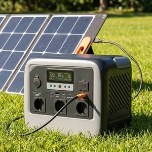 Estación de Energía Portátil de 1200W, Generador Solar de Onda Sinusoidal Pura, Carga Inalámbrica, Respaldo para Exteriores - Product Image 6