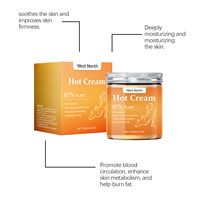 Crème Amincissante Anti-Cellulite aux Herbes 120g en Gros, Lotion Corporelle Marque Privée pour la Perte de Poids et la Combustion des Graisses