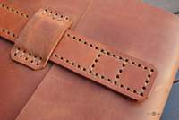 Étui en cuir véritable pour artistes, rangement, crayon, pinceau, carnet de croquis, sac à outils de peintre, étui à outils en cuir OEM