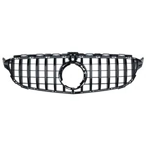 Barre verticale de voiture, modèle 2019 2020 360, grille avant GTR, pour mercedes benz classe C W205