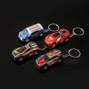 Llavero de coche de juguete de aleación con retroceso, escala 1:64, coche de carreras de metal para niños de 2 a 4 años - Product Image 2