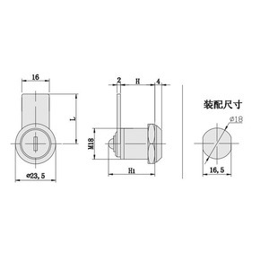 Furniture <b>Lock</b> X 540 Zinc Alloy Round Rotary Latch Keyless Industrial <b>Cabinet</b> Door <b>Lock</b> - Product Image 1
