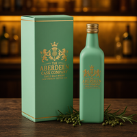 Bouteille de luxe carrée et élancée de 1000 ml en verre super flint transparent, 1 litre, pour spiritueux, liqueur, whisky, brandy, carafe, fourniture en gros personnalisée