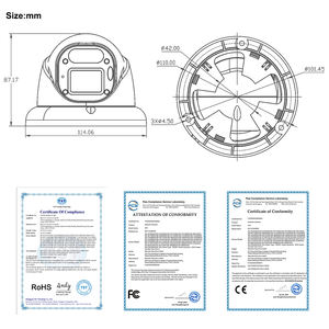 Telecamera di Sicurezza IP da Esterno NDAA 8MP, PoE, Visione Notturna a Colori, Audio, Impermeabile, Plug and Play - Product Image 6