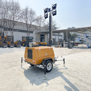 Hiệu quả 5500W nhỏ gọn im lặng Thiết kế dẫn đường làm việc ban đêm xây dựng tháp di động ánh sáng Máy phát điện diesel - Product Image 6