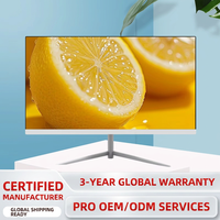 Monitor Bisnis 27-inci Putih 75Hz/144Hz LCD Datar dengan Panel MVA Waktu Respons 5ms Speaker Terintegrasi untuk Gaming Desktop