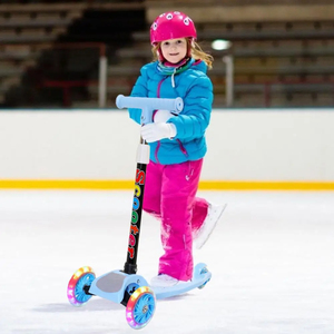 Patinete plegable de 3 ruedas de altura ajustable para niños con ruedas intermitentes para niños de 2 a 8 años, juguete deportivo - Product Image 6