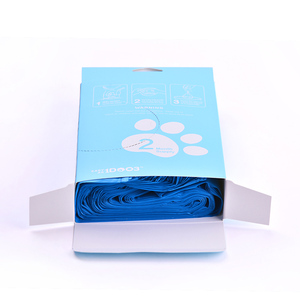 Factory One <b>Step</b> Custom Biodegradable <b>Dog</b> Waste Poop Bags Size Logo Fragrance Box Pack Leak Resistant Disposable Wholesale - Product Image 3