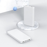 Bancos de Energía Portátiles al por Mayor de Fábrica, 10000 mAh, Banco de Carga con Logotipo Personalizado Impreso, Fuente de Alimentación Móvil para Regalo