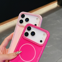 Casing Tipis Mewah untuk iPhone 16 15 14 13 12 11 Pro Max 17 Air TPU Khusus Anti Benturan Magnetik
