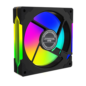 Lovingcool Venta caliente <span class=keywords><strong>Gaming</strong></span> PC Fan ARGB Ventiladores de refrigeración 4pin/6pin/3pin RGB 120mm PC Ventilador de refrigeración <span class=keywords><strong>Cpu</strong></span> Cooler Server Heatsink para PC - Product Image 4