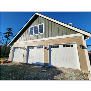 Porte <span class=keywords><strong>de</strong></span> <span class=keywords><strong>garage</strong></span> en aluminium moderne sur mesure pour villa, étanche et résistante au vent, certifiée ISO9001 CE, à enroulement automatique - Product Image 1