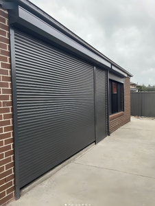 AORUISI Villa - Porte de garage électrique moderne en aluminium, pour usage extérieur et intérieur (hôtels), écologique, durable, facile à nettoyer, ignifuge - Product Image 3
