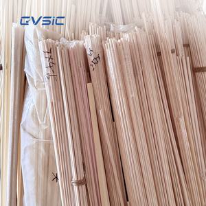 Tube en céramique d'alumine Al2O3 de haute pureté résistant aux chocs thermiques CVSIC pour four tubulaire - Product Image 3